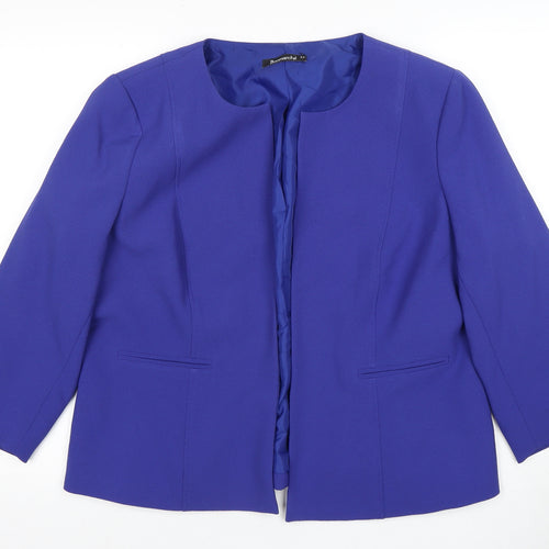 Bonmarché Women's Blue Blazer Size 18