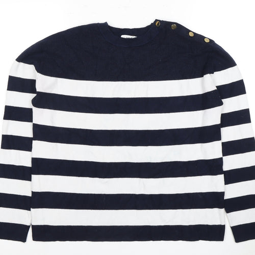 Marks and Spencer Women's Striped Knit Top M