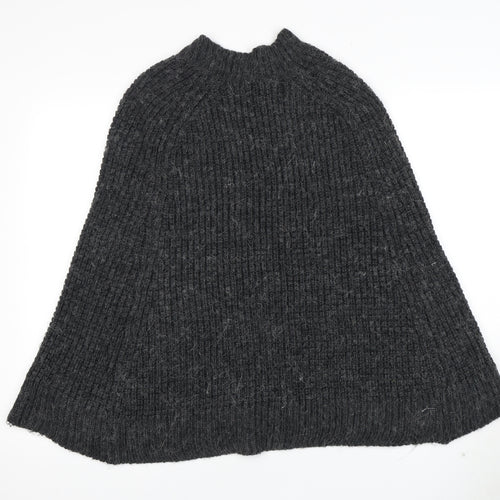 French Connection Grey Knit Cape Women XS