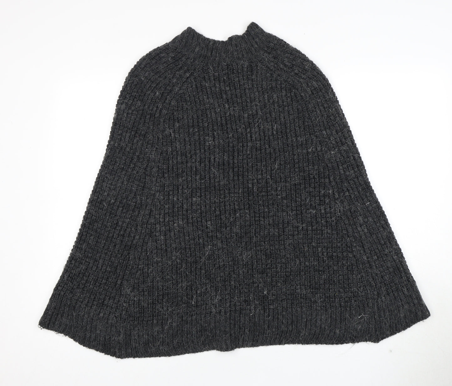 French Connection Grey Knit Cape Women XS