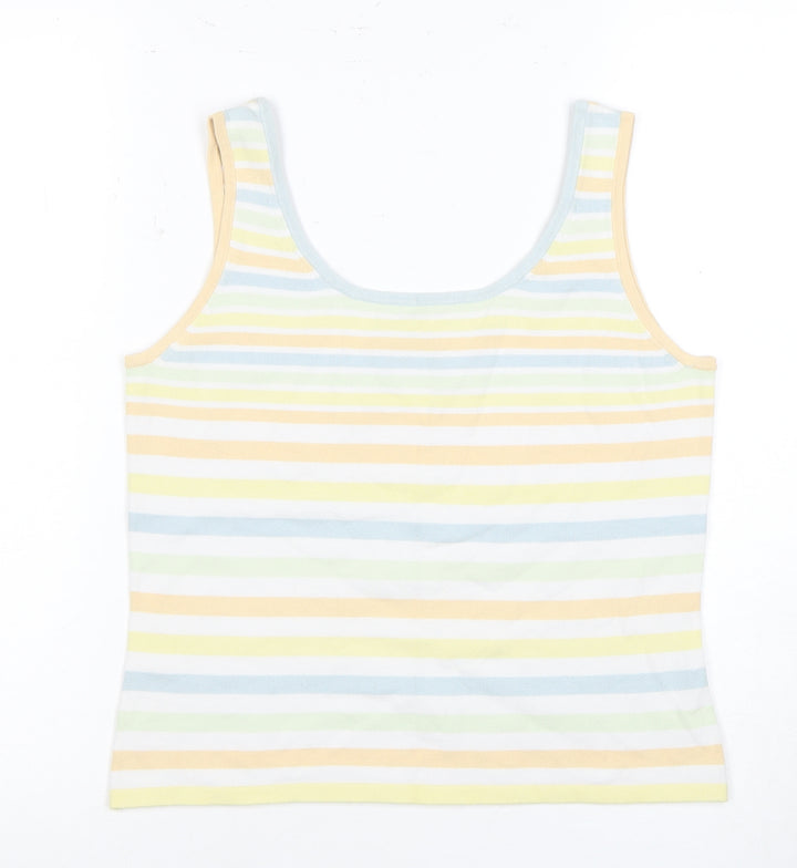 Principles Women's Multicoloured Striped Tank Top Size 14
