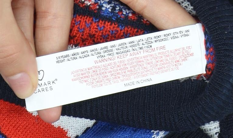 Marvel Boys Blue Christmas Jumper 5-6 Years Spider-Man