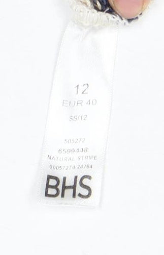 BHS Women's Multicoloured Cardigan Size 12