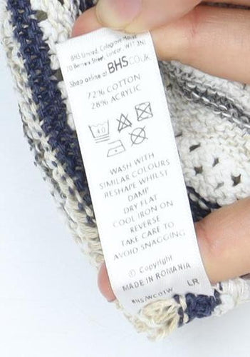 BHS Women's Multicoloured Cardigan Size 12