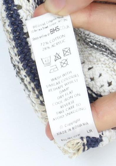 BHS Women's Multicoloured Cardigan Size 12