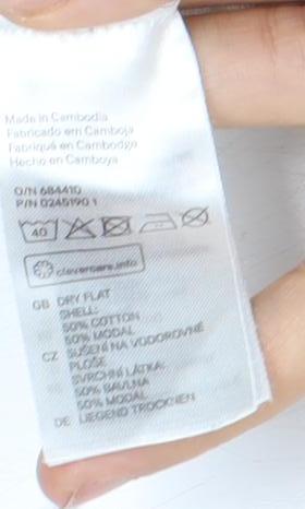 H&M Women's Ivory Button Cardigan, Size S