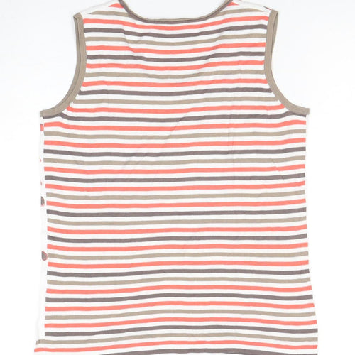 Gelco Women's Multicoloured Polka Dot Tank, Size 12
