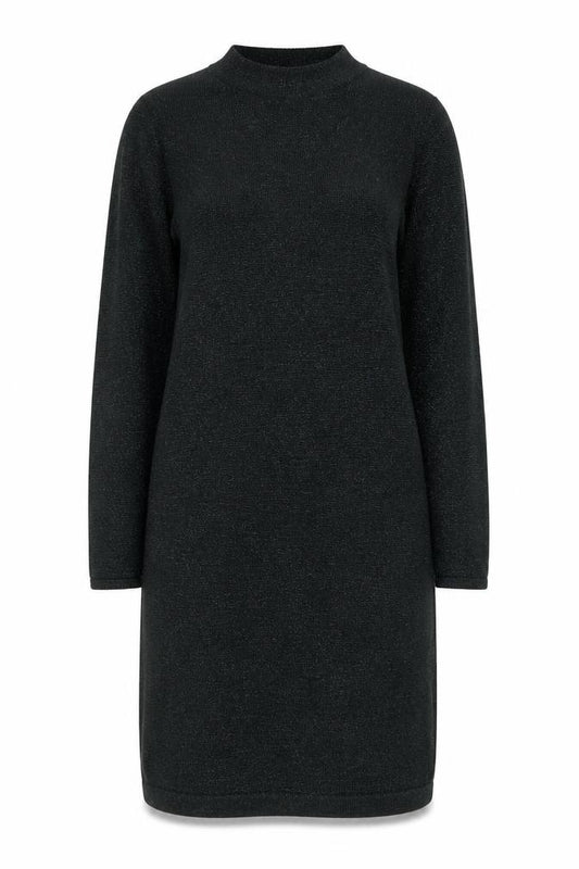 Front view of Topshop Women Green Knit Pullover Dress, size 10