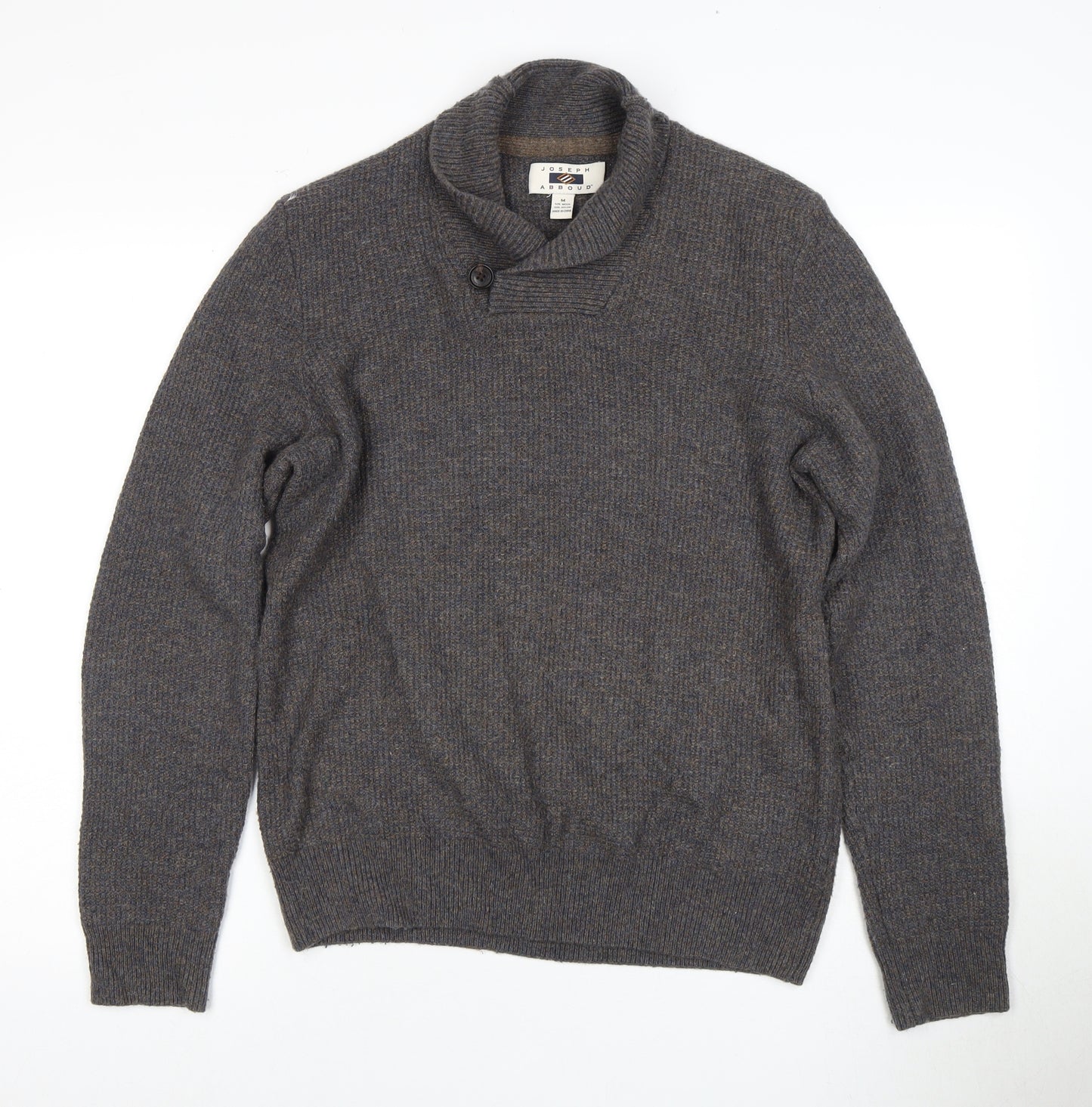 Joseph Abboud Grey Wool Pullover Men's Jumper M