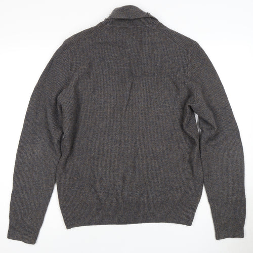 Joseph Abboud Grey Wool Pullover Men's Jumper M