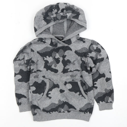 Fifteen Boys Grey Camouflage Pullover Hoodie 2-3 Years