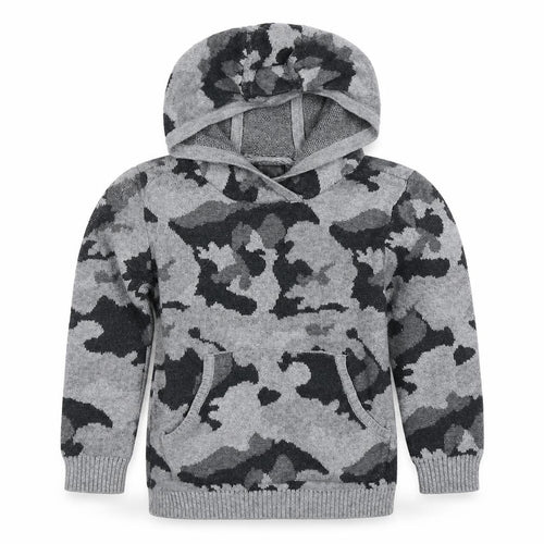 Fifteen Boys Grey Camouflage Pullover Hoodie 2-3 Years