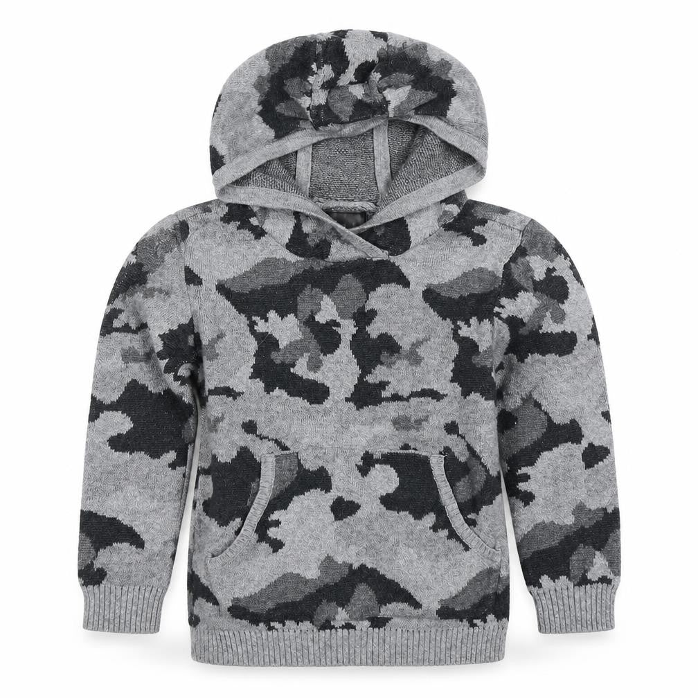 Fifteen Boys Grey Camouflage Pullover Hoodie 2-3 Years
