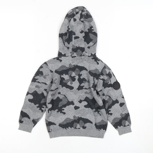 Fifteen Boys Grey Camouflage Pullover Hoodie 2-3 Years