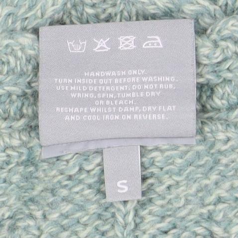 Aran Women’s Cable-Knit Green Jumper, Size S