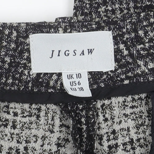 Jigsaw Women's Black Trouser, Size 10, Autumn/Winter Wear