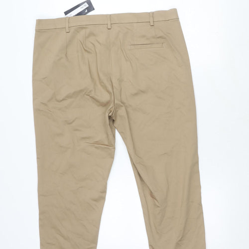 Marks and Spencer Women's Brown Slim Trousers, Size 18
