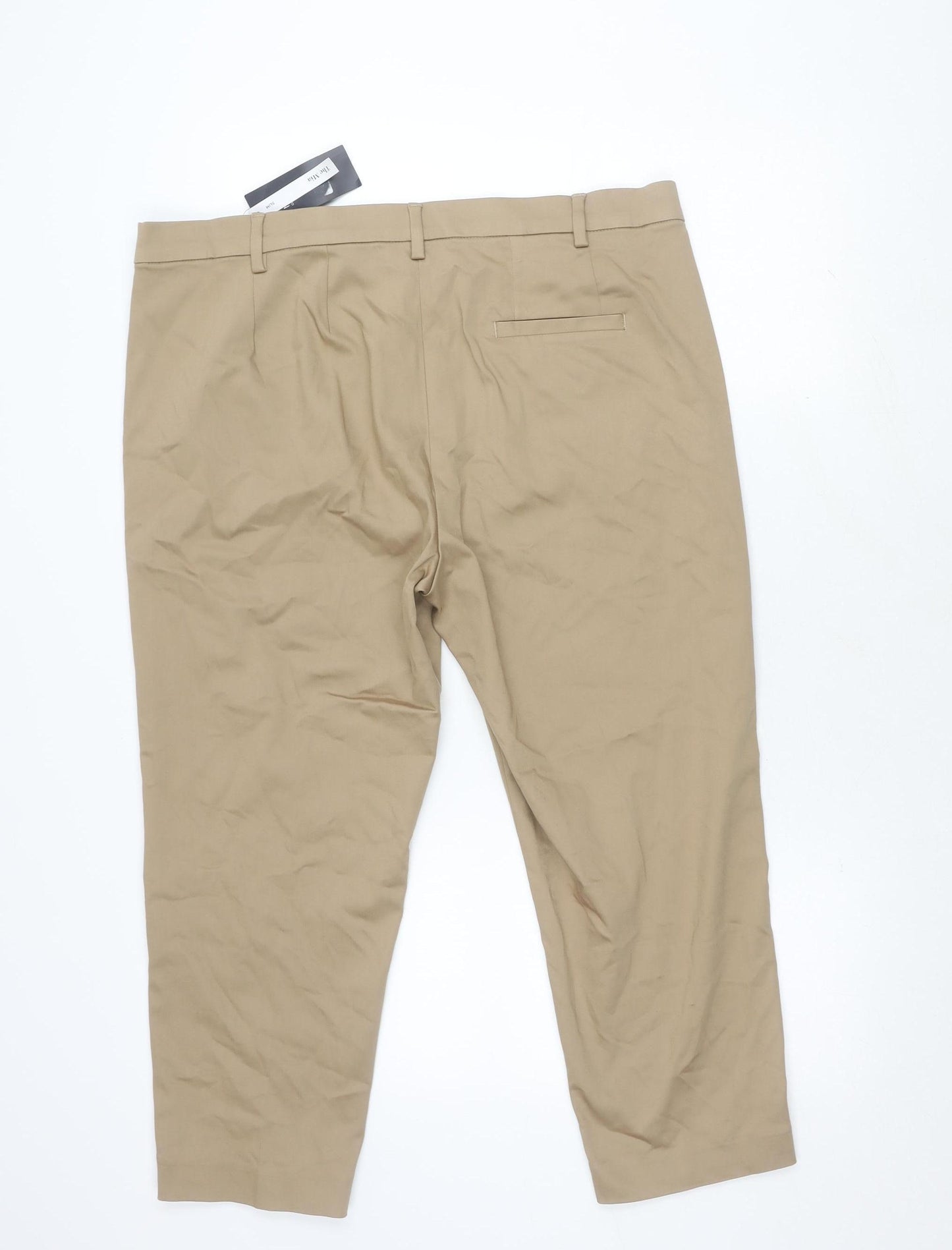 Marks and Spencer Women's Brown Slim Trousers, Size 18