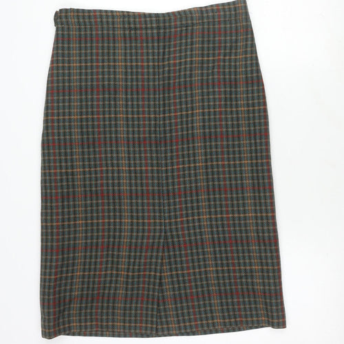 Avoca Women's Medium Check Wool Skirt