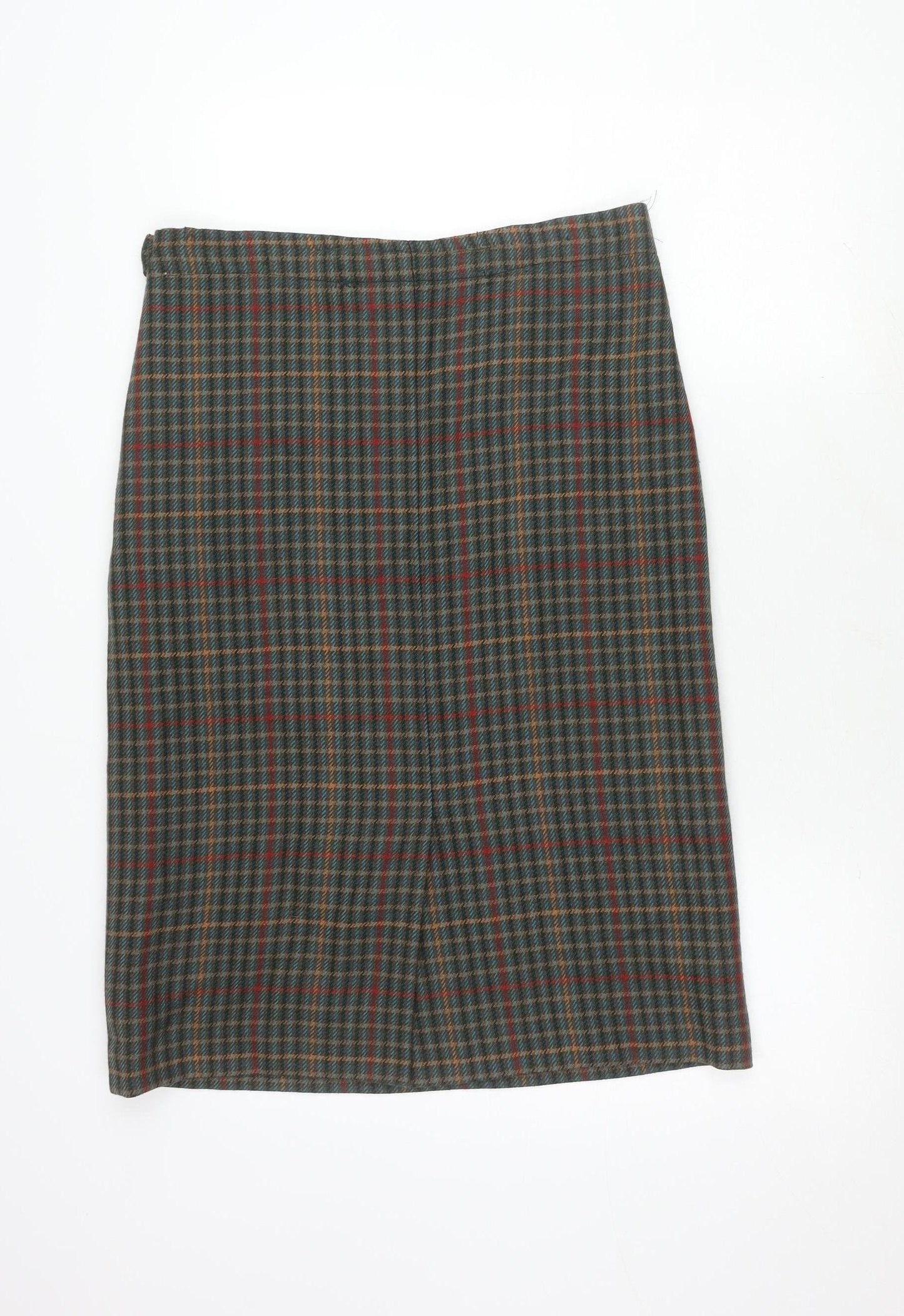 Avoca Women's Medium Check Wool Skirt