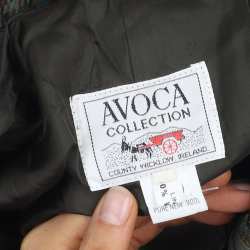 Avoca Women's Medium Check Wool Skirt