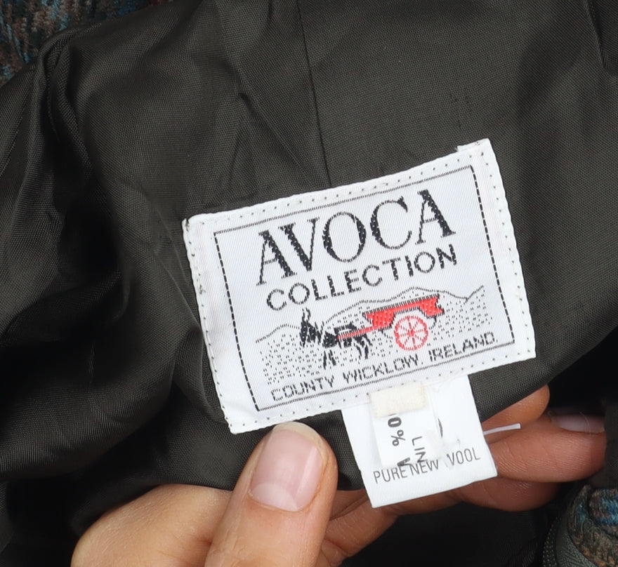 Avoca Women's Medium Check Wool Skirt