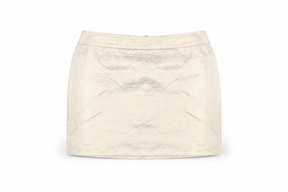 Marks and Spencer Gold Pencil Skirt for Women Size 18