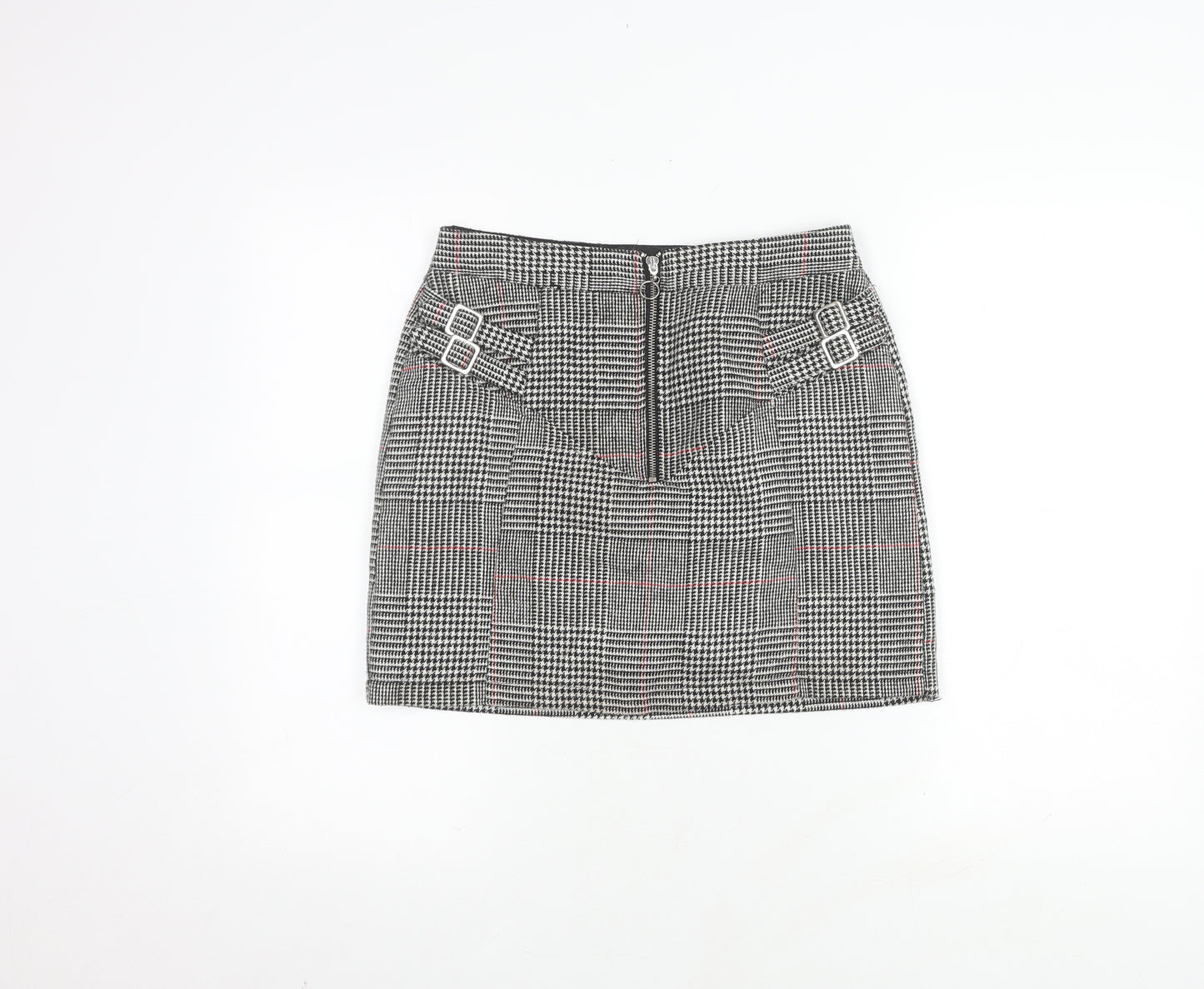 Topshop Women's Multicoloured Check Skirt Size 10