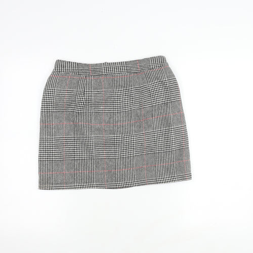 Topshop Women's Multicoloured Check Skirt Size 10