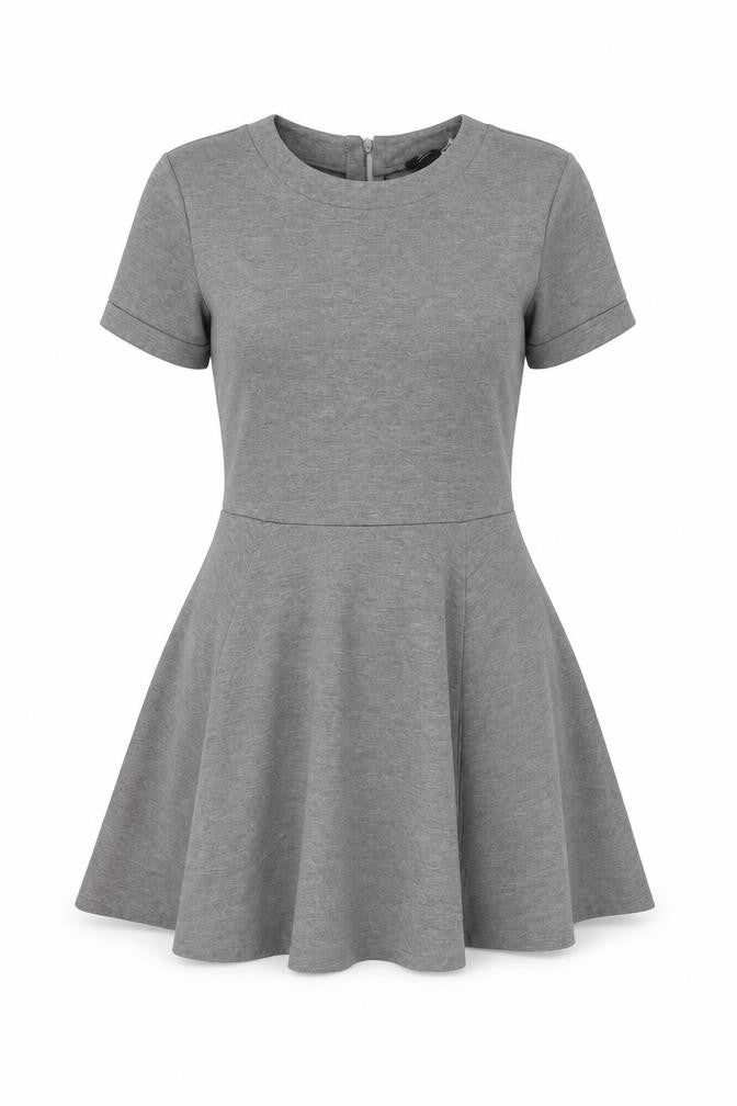 H&M Women's Grey Skater Dress, Size S, Casual