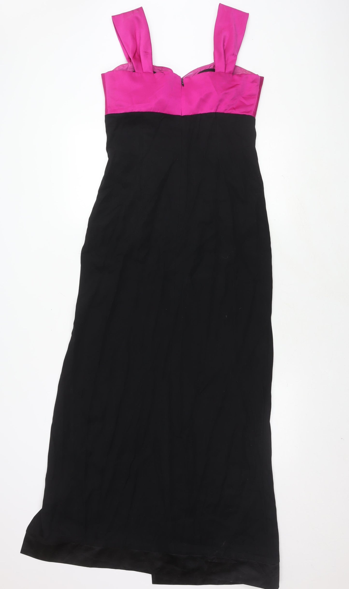 L.K.L by Lawrence Kurtz Women's Black Pink Dress - Size 8