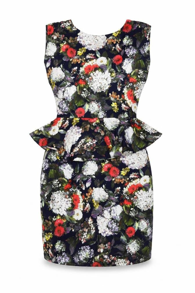 Front view of Warehouse Women's Multicoloured Dress, size 6