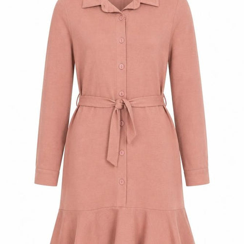 Miss Selfridge Women Pink Shirt Dress UK 8 Petites