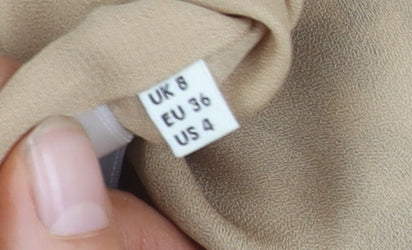 Whistles Women's Beige Long Sleeve Animal Print Dress