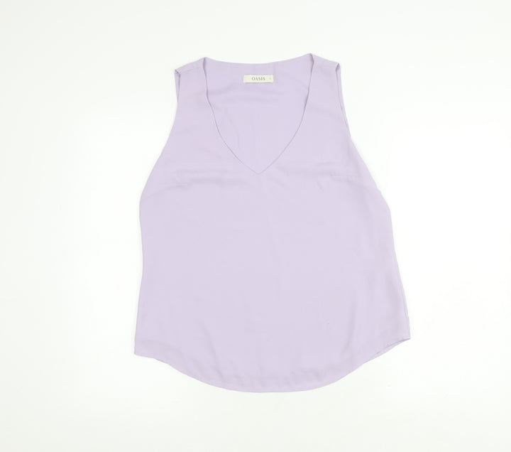 Oasis Women's Purple Sleeveless Tank Top