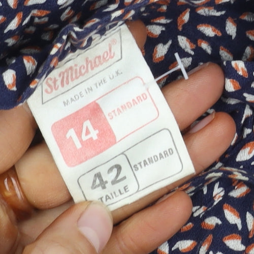 St Michael Women's Dress Size 14 Cotton Modal Blend