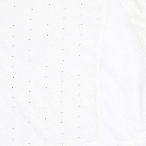 Marks and Spencer Women's Ivory Jersey Top Size 18