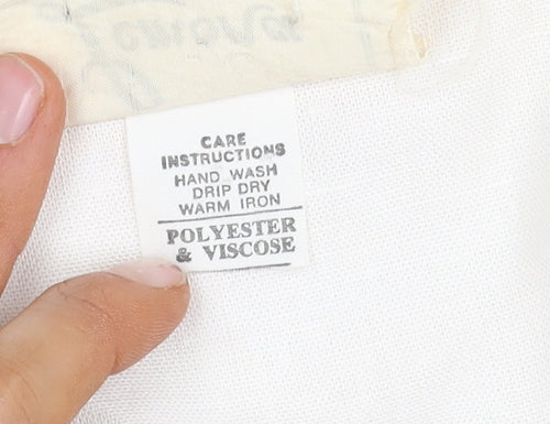 Lemona Women's Ivory Black Colourblock Dress Size 16
