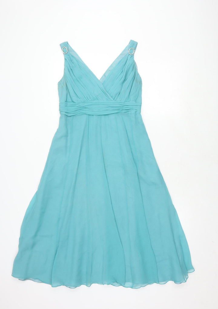 Pearce Fionda Women's Blue Maxi Dress, Size 12