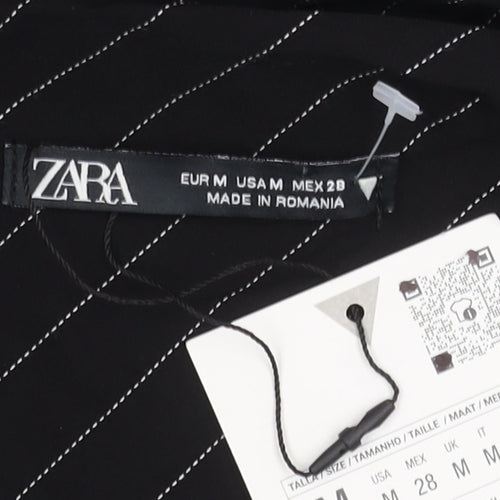 Zara Women's Black Bodycon Midi Dress M