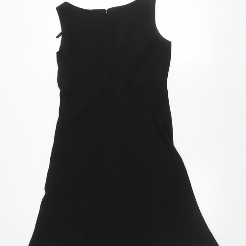 Lois Snyder Petite Black Sleeveless V-Neck Dress