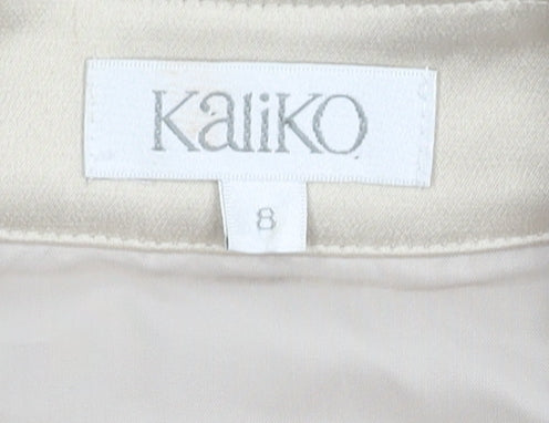 Kaliko Women's Beige Lace Cardigan - Size 8