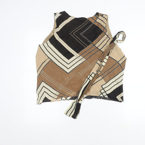 Marks & Spencer Women's Geometric Wrap Blouse Size 18