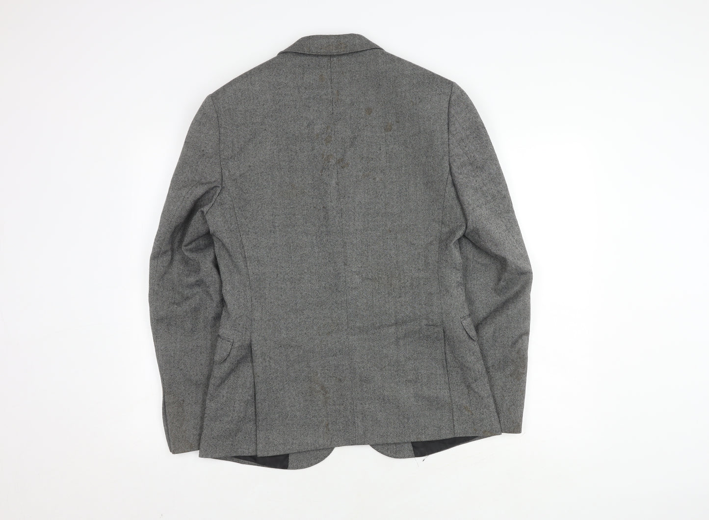 Marks and Spencer Grey Men's Blazer, Size 38 Regular Fit