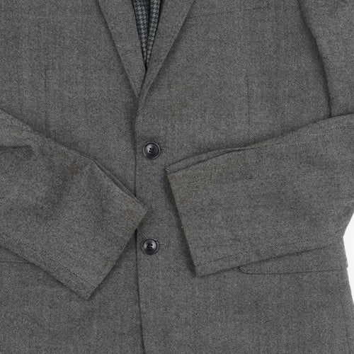 Marks and Spencer Grey Men's Blazer, Size 38 Regular Fit