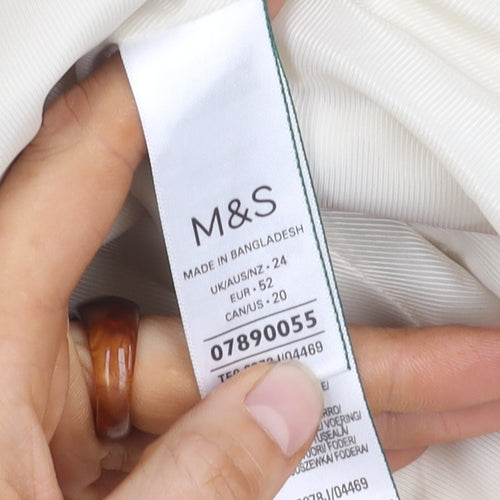 Marks and Spencer Women’s Ivory Blazer, Size 24