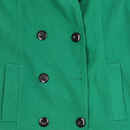 Marks & Spencer Women’s Green Pea Coat Size 14