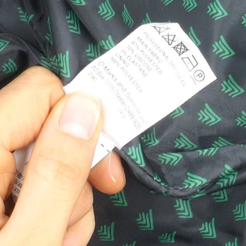 Marks & Spencer Women’s Green Pea Coat Size 14