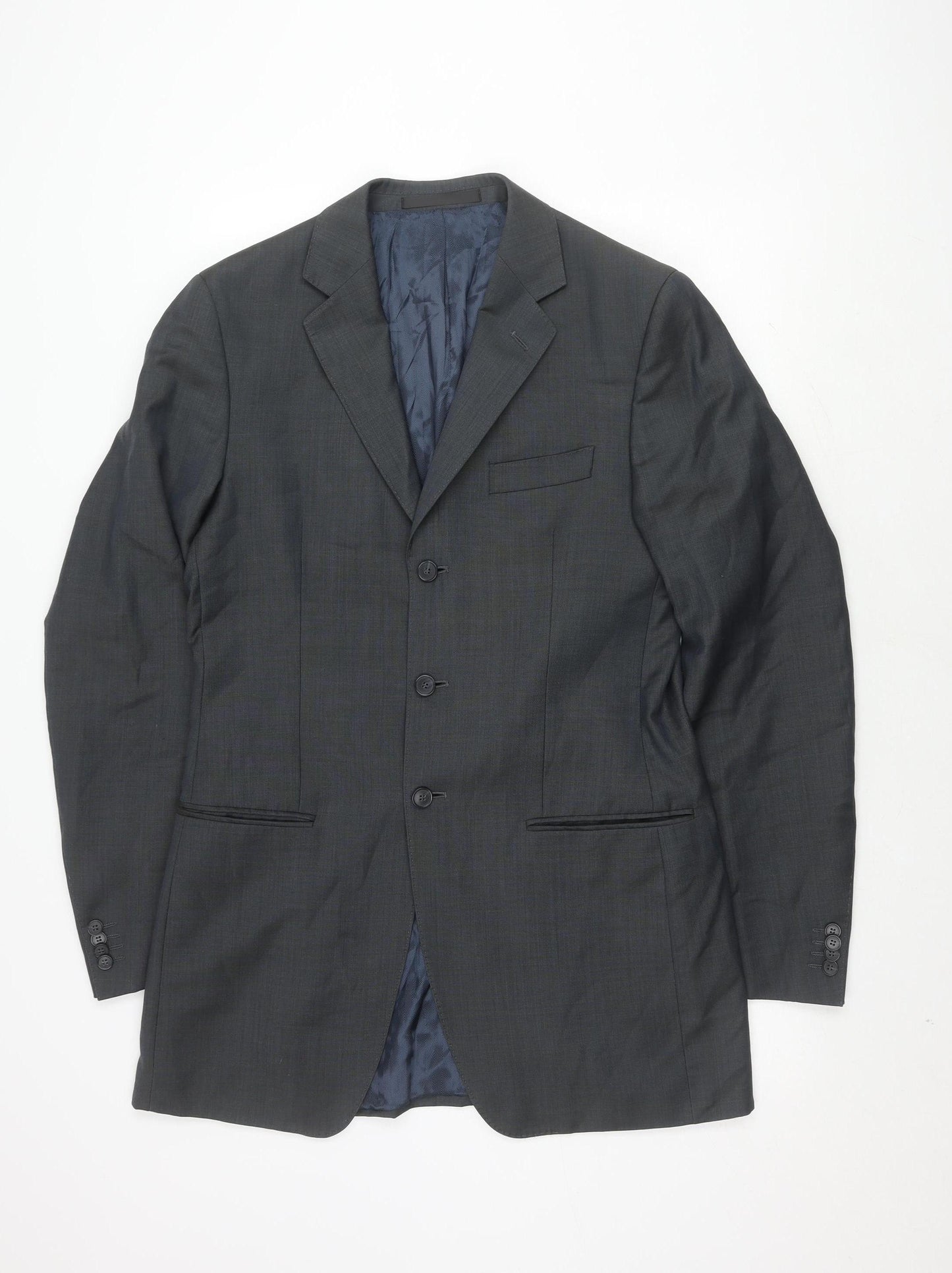 Marks and Spencer Men's Grey Wool Blazer 38XL