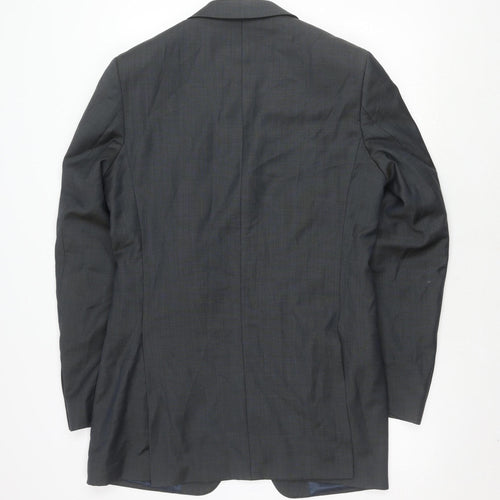 Marks and Spencer Men's Grey Wool Blazer 38XL